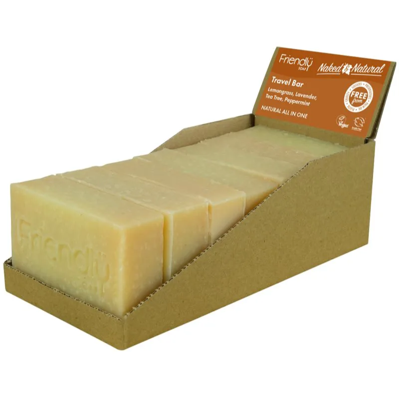 Friendly Soap Travel Soap Hair & Body φυσικό σαπούνι για σώμα και μαλλιά 7x95 γρ