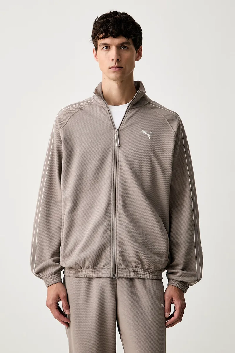 Puma μπλούζα με κουμπιά ανδρική με βαμβάκι CLASS