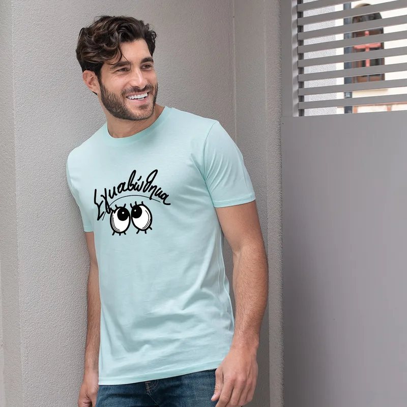 Εγκαβώθηκα - Organic Vegan T-Shirt Unisex - Μέντα - XL
