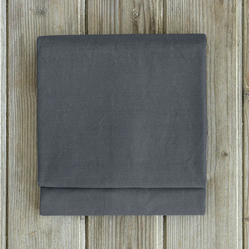 Σεντόνι Μεμονωμένο King Size 270X280 Nima Unicolors Midnight Gray Χωρίς Λάστιχο (270x280)
