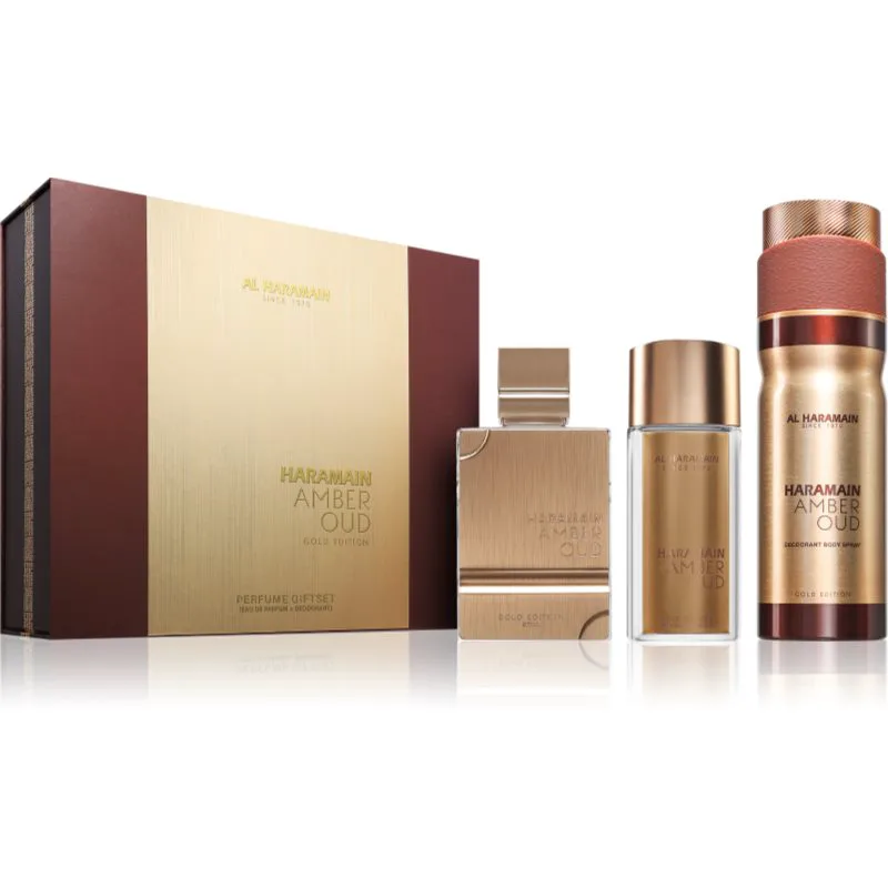 Al Haramain Amber Oud Χρυσό Edition σετ δώρου unisex