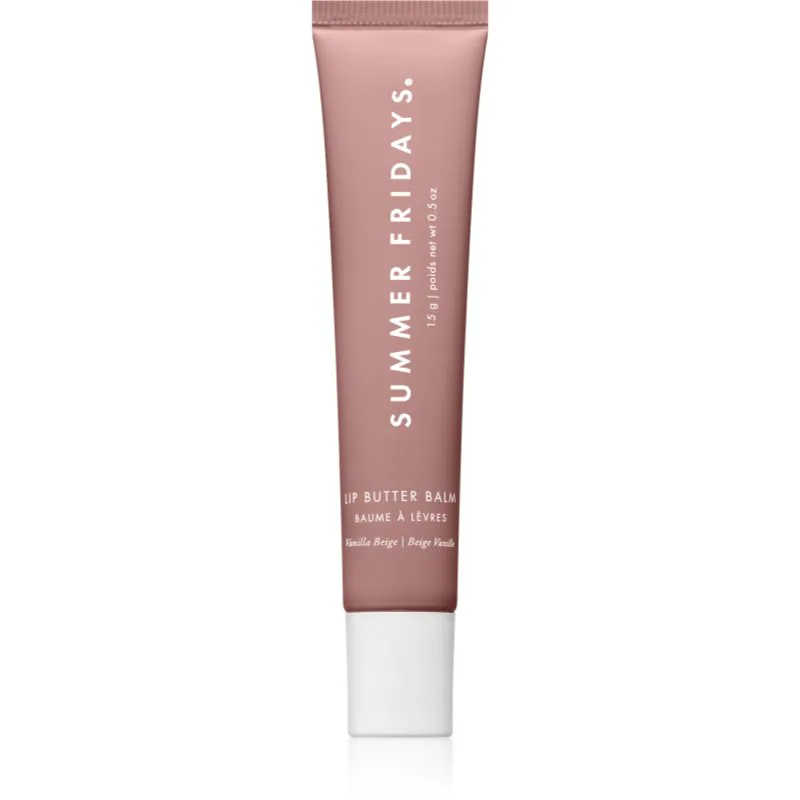 Summer Fridays Lip Butter Balm ενυδατικό βάλσαμο για τα χείλη απόχρωση Vanilla Μπεζ 15 γρ