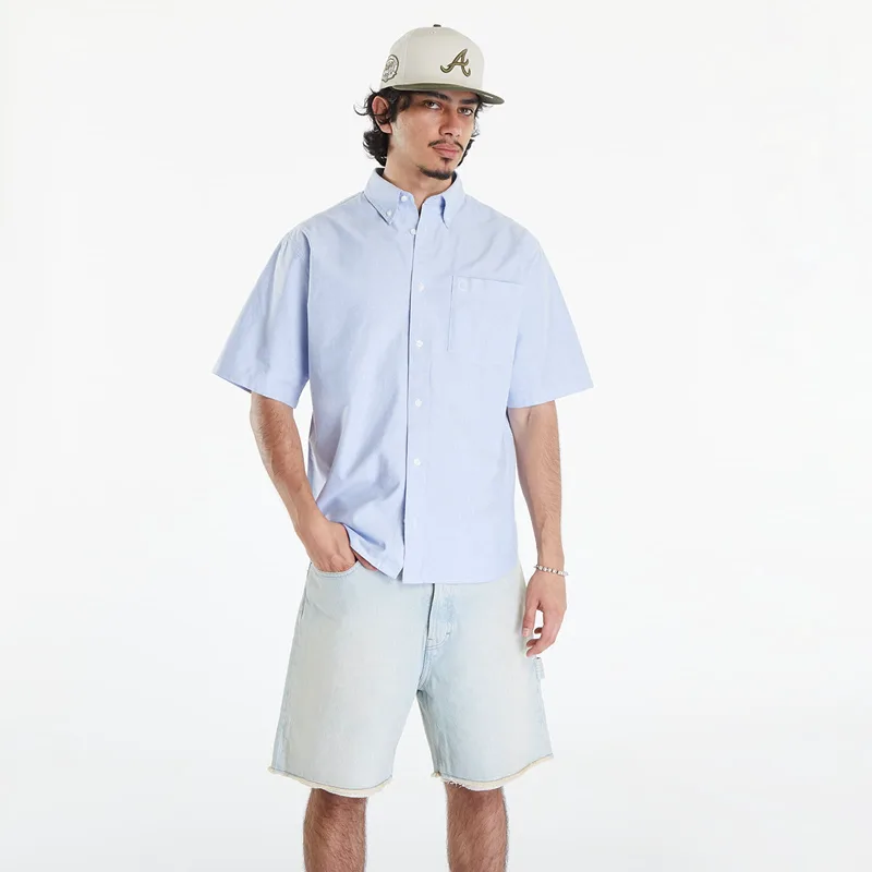 Πουκάμισο Carhartt WIP S/S Braxton Shirt UNISEX Bleach/ Wax XS