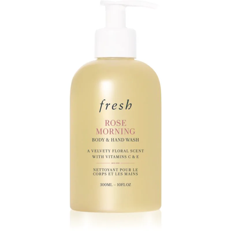fresh Rose Morning Body & Hand Wash τζελ για ντους από τριαντάφυλλο 300 ml