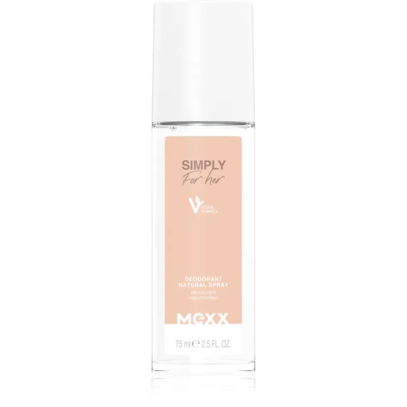 Mexx Simply For Her New αποσμητικό με ψεκασμό για γυναίκες 75 ml