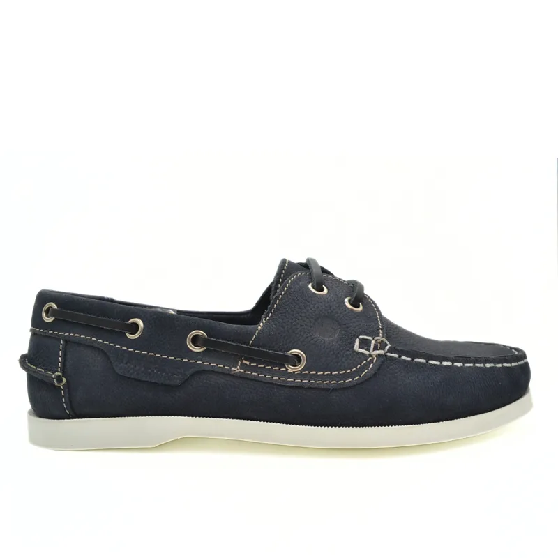 HAWKINS BOAT SHOE 6418 NUBUK NAVY W.S.