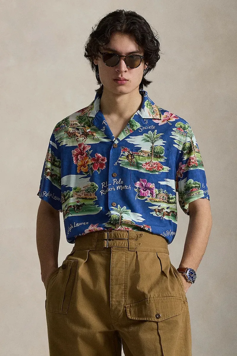 Polo Ralph Lauren πουκάμισο γυναικείο από βισκόζη