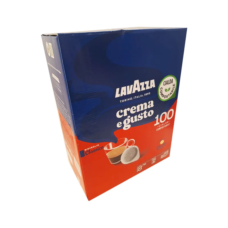 Ταμπλέτες Espresso Lavazza Crema E Gusto Classico ese Pods - 100 τεμ.