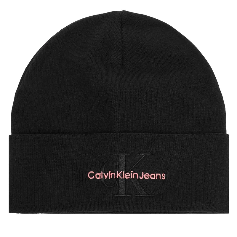 Σκούφος Calvin Klein Mono Logo Embro K60K612668 Μαύρο