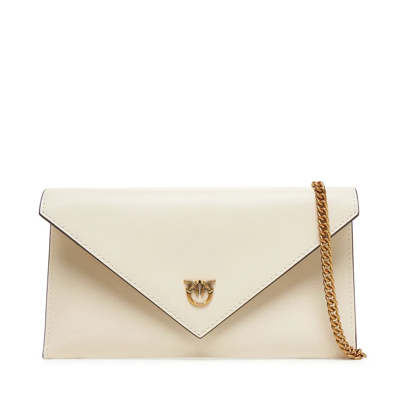 Τσάντα PINKO Flat Purse Mini AI 25-26 PCPL 105347 A0F1 Εκρού