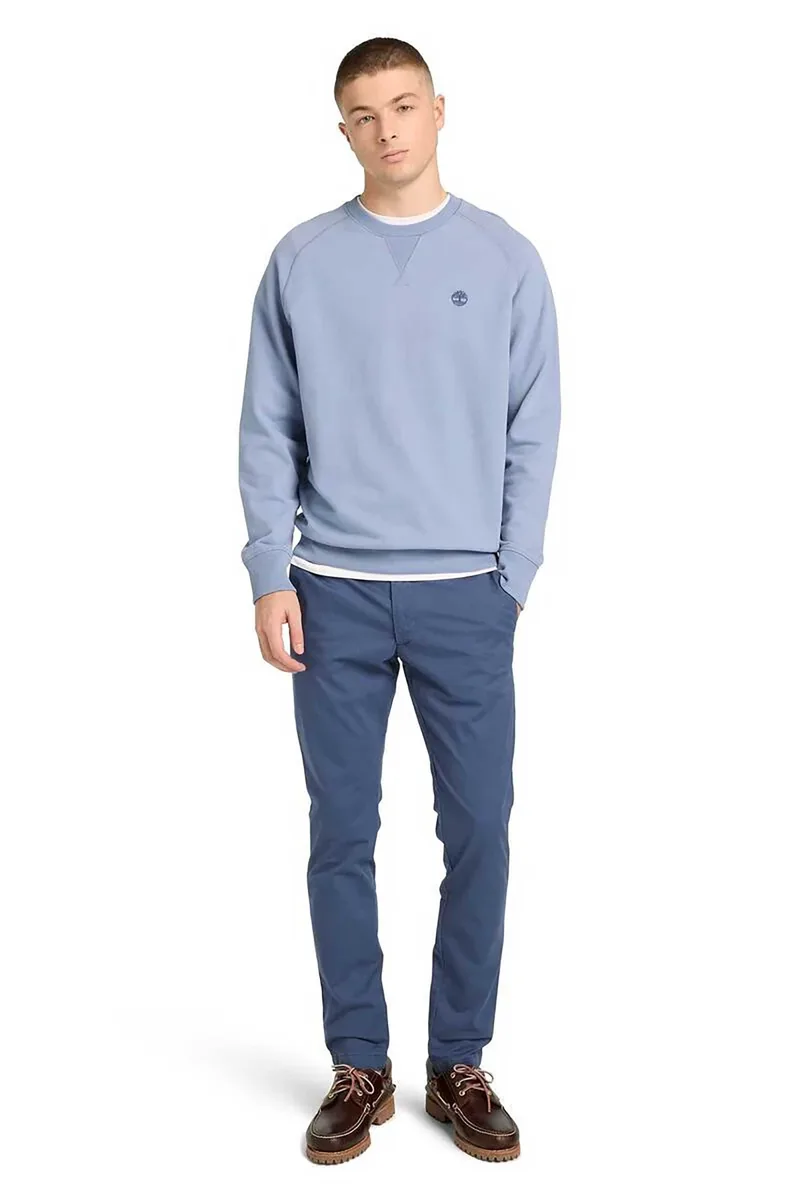 Timberland ανδρικό παντελόνι chino twill Slim Fit "Claremont" - TB0A2BYYEYO1 Μπλε