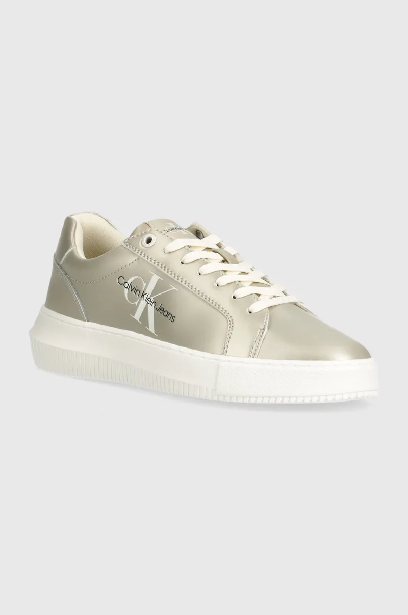 Sneakers Calvin Klein Jeans CHUNKY CUPSOLE LACEUP LTH ML MTL