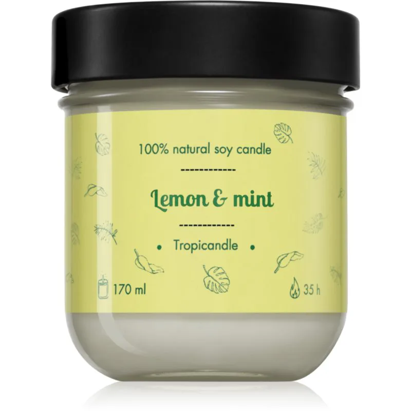 Tropicandle Lemon & Mint αρωματικό κερί 170 ml