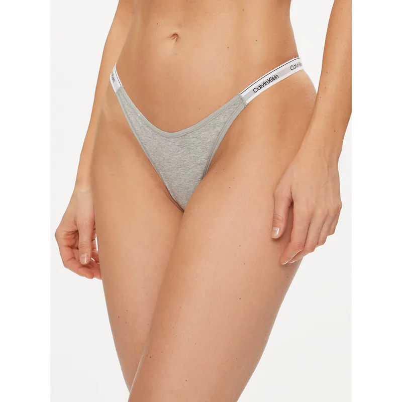 Calvin Klein Underwear Στρίνγκ 000QD5157E Γκρι
