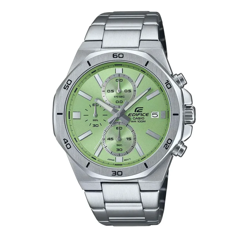 CASIO Edifice Chronograph Silver Stainless Steel Bracelet EFV-640D-3AVUEF