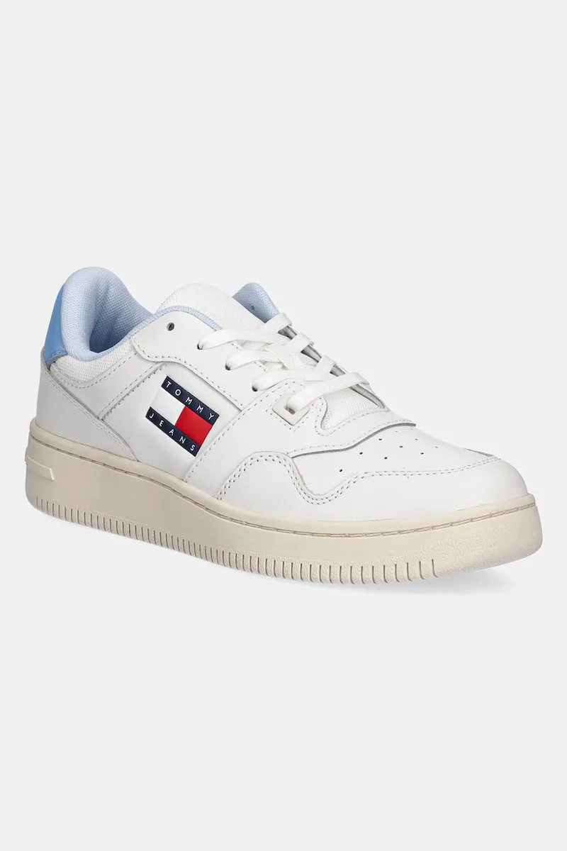 Δερμάτινα sneakers Tommy Jeans TJW RETRO BASKET ESS