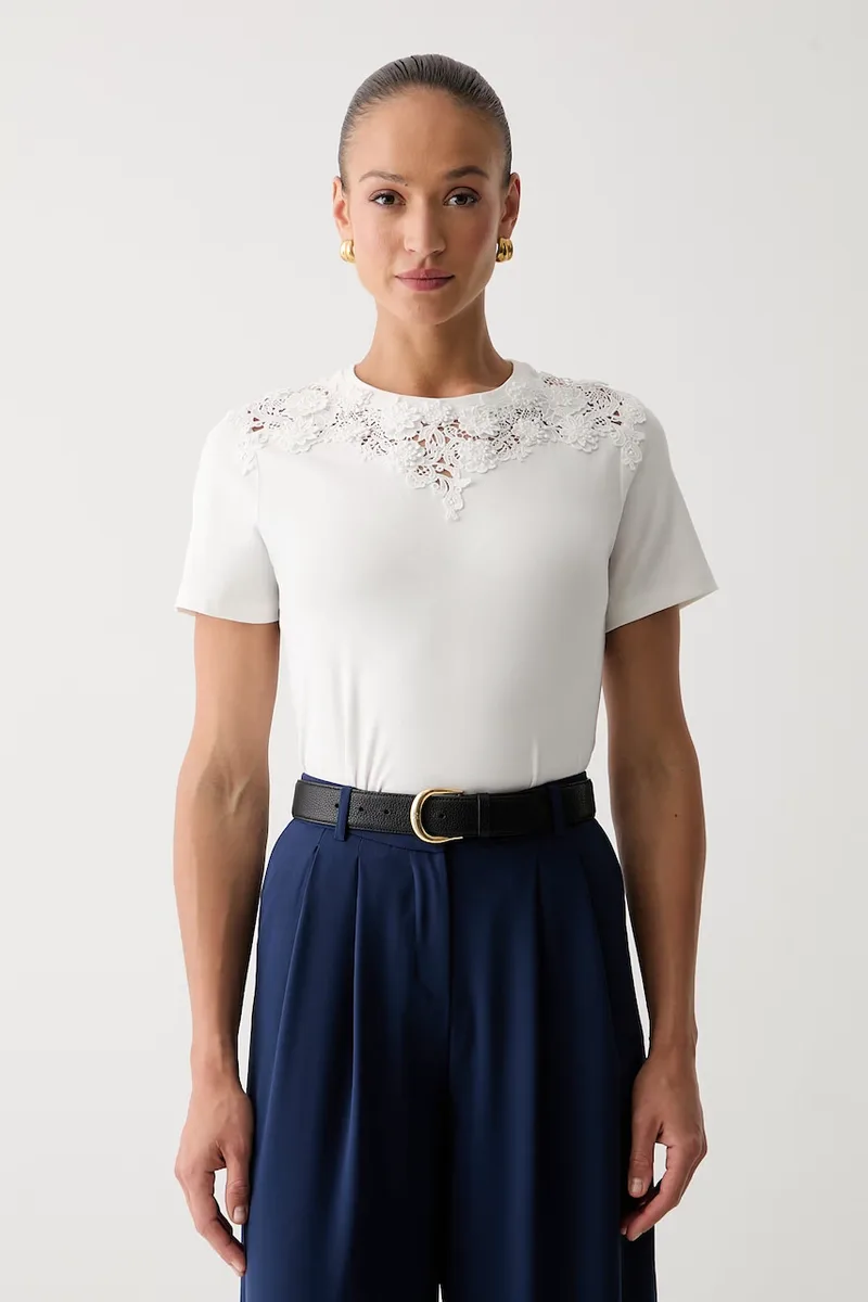 Morgan t-shirt γυναικείο με βαμβάκι DOUCE