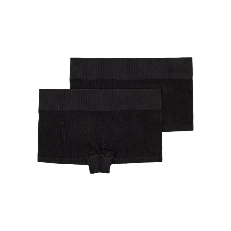 Σετ εσώρουχα rib κορίτσι LMTD Hipster 2-Pack-Black