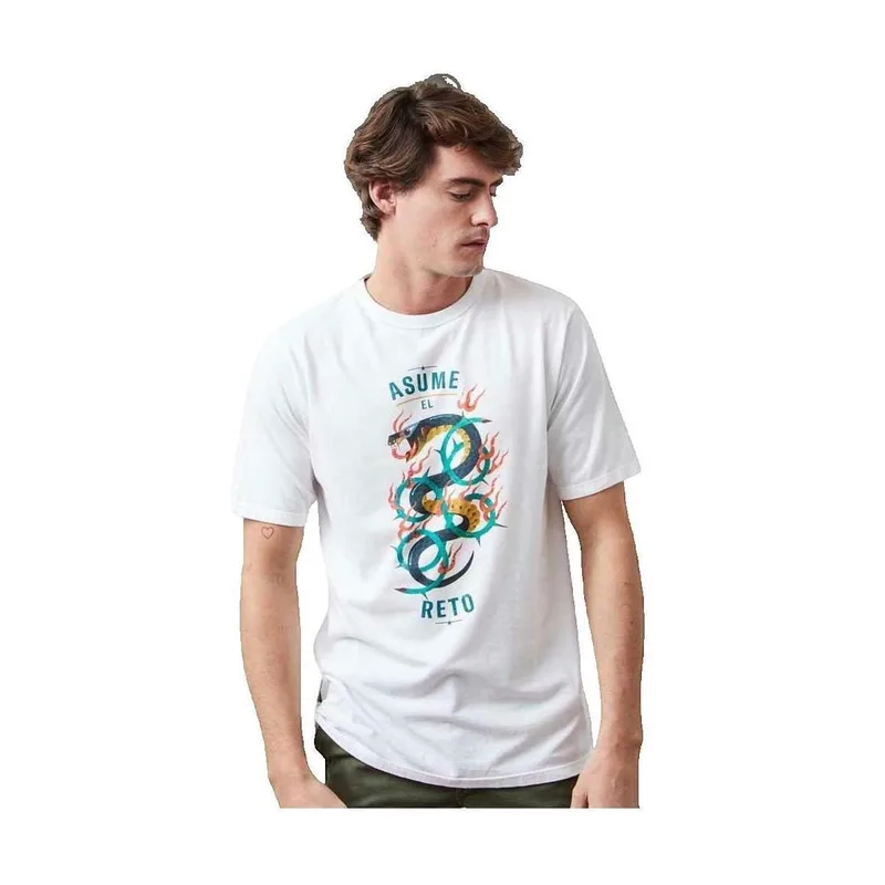 T-shirt με κοντά μανίκια Altonadock T-shirt Slim Fit Blanc