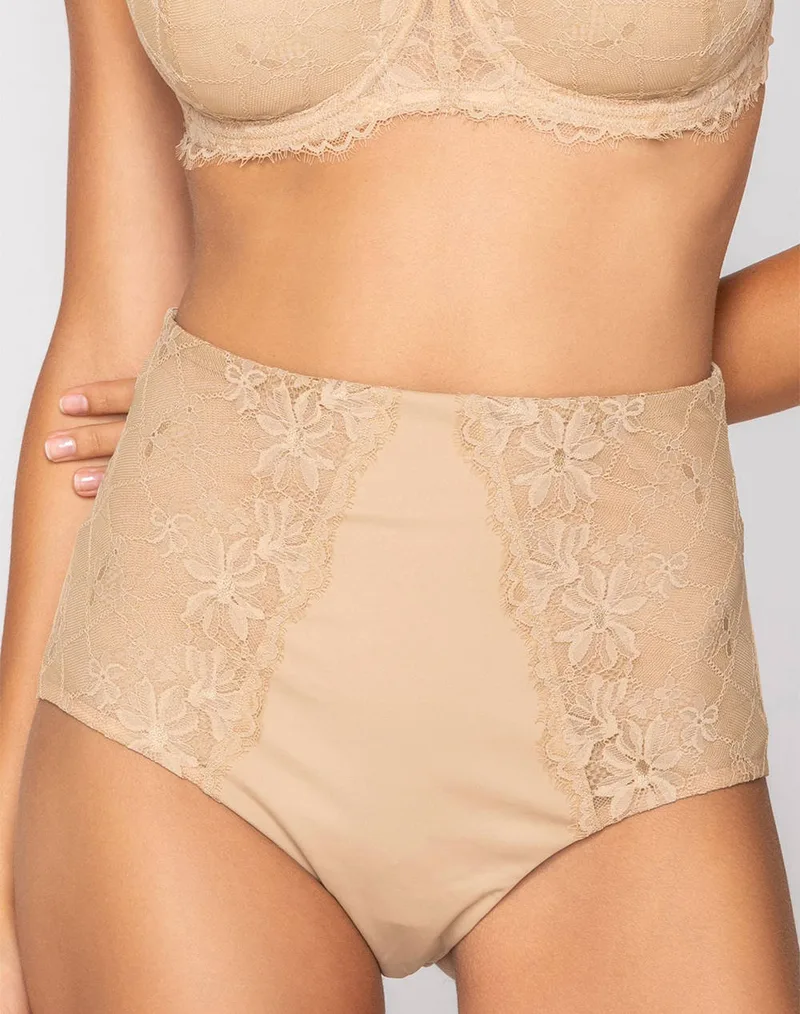 LUNA Venus high waist maxi brief 25502-13 Biege