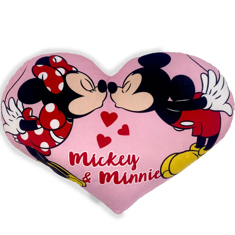 Διακοσμητικό Μαξιλάρι 40x25 Dimcol Mickey & Minnie 15 Ροζ