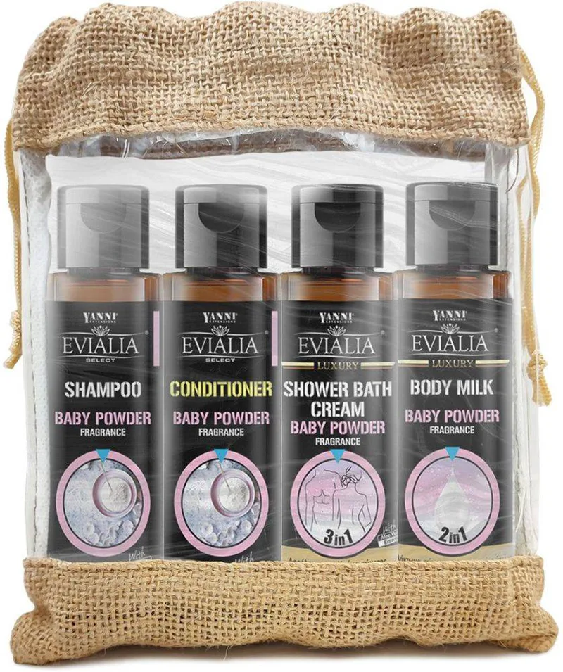 ΣΕΤ ΔΩΡΟΥ ΠΕΡΙΠΟΙΗΣΗ ΣΩΜΑΤΟΣ EVIALIA BABY POWDER 4TMX