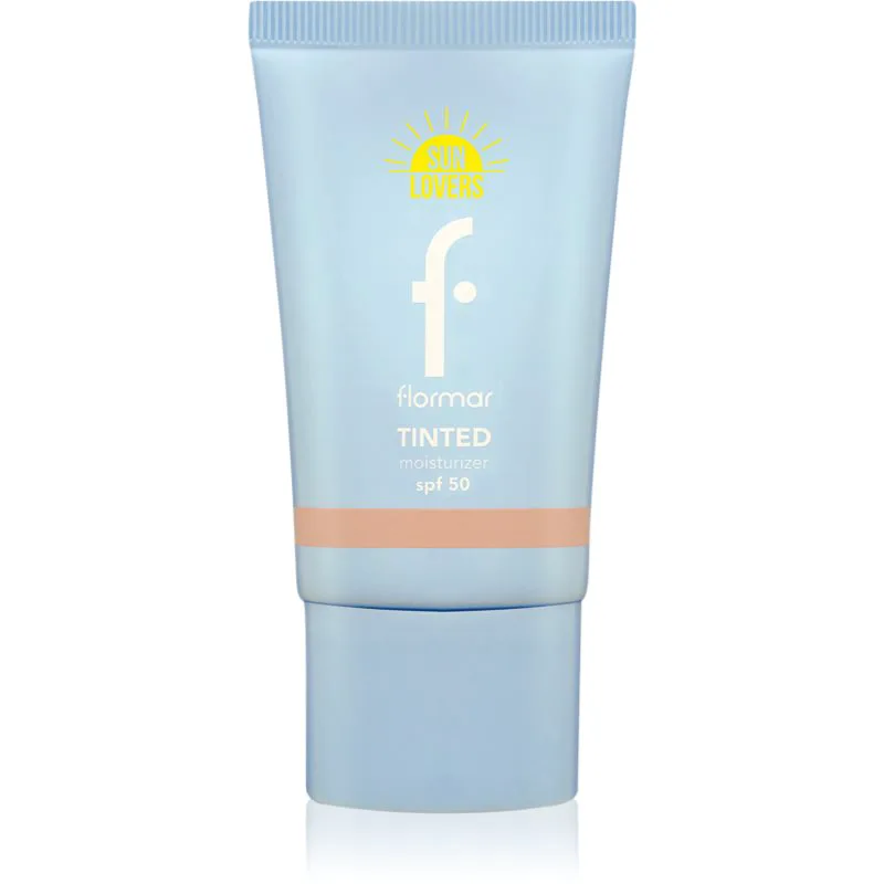 flormar Sun Lovers Tinted Moisturizer SPF 50 ενυδατική κρέμα με χρώμα SPF 50 Sand 30 ml
