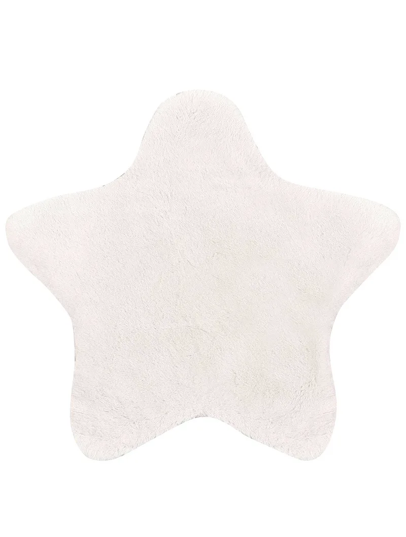 Παιδικό Χαλί Madi Bound White Star 120x120