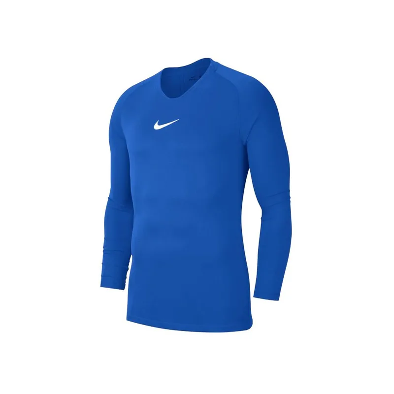 Nike First Layer Ανδρική Μπλούζα Dri-Fit Μακρυμάνικη Μπλε AV2609-463