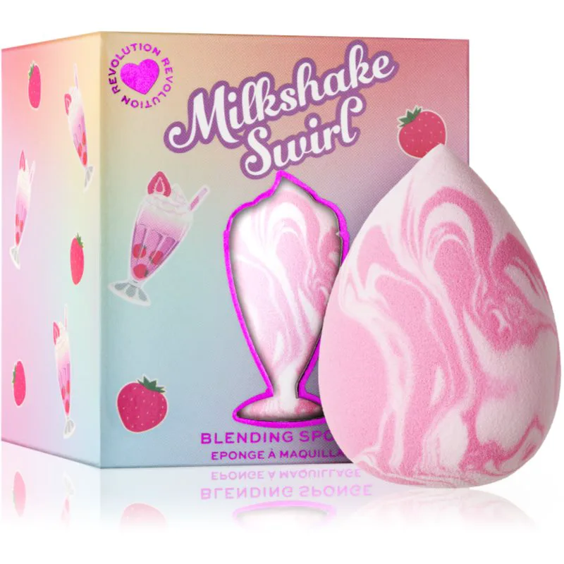 I Heart Revolution Milkshake Strawberry Swirl σφουγγαράκι για μεικ απ 2 γρ