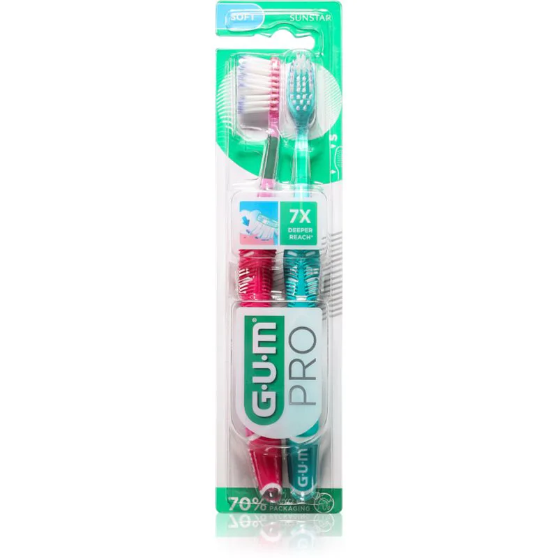 G.U.M Technique PRO DUO 1525 οδοντόβουρτσες μαλακό 2 τμχ