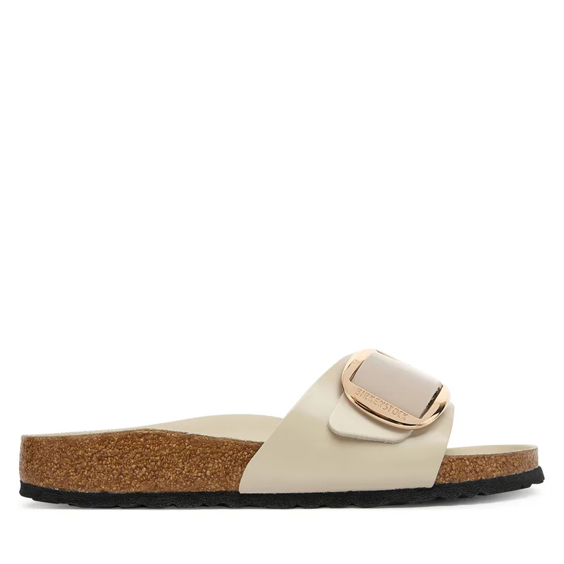 Παντόφλες Birkenstock Madrid Big Buckle Hex 1031823 Εκρού