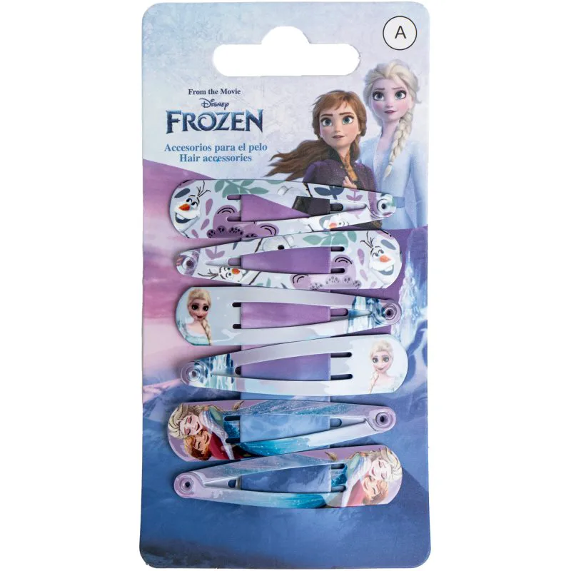 Disney Frozen Hair Accessories κλιπ για τα μαλλιά για παιδιά 6 τμχ