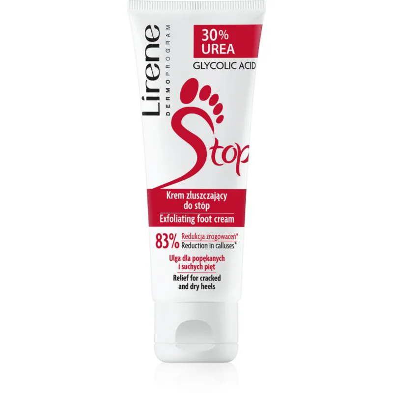 Lirene Podology Foot Care απαλή κρέμα απολέπισης Για τα πόδια 75 ml