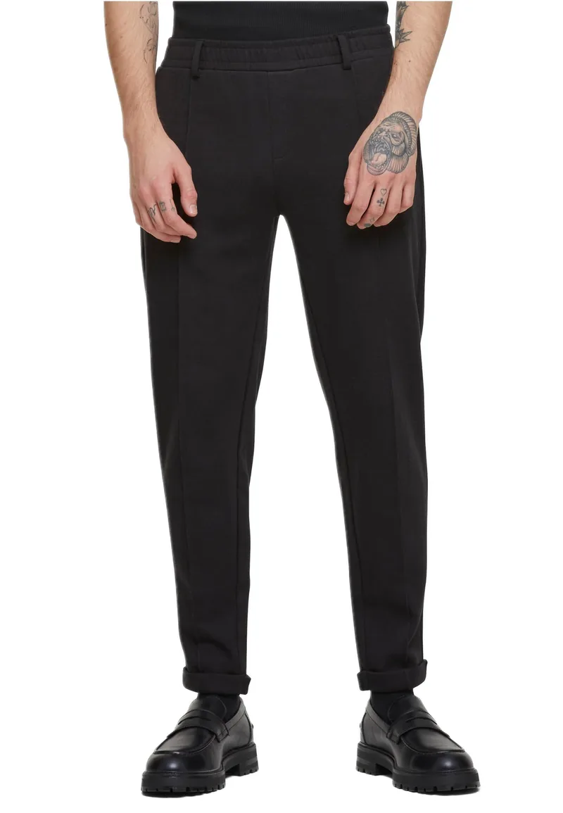 Cropped Interlock Jogg Chino Urban Classics TB7042-00007 Black