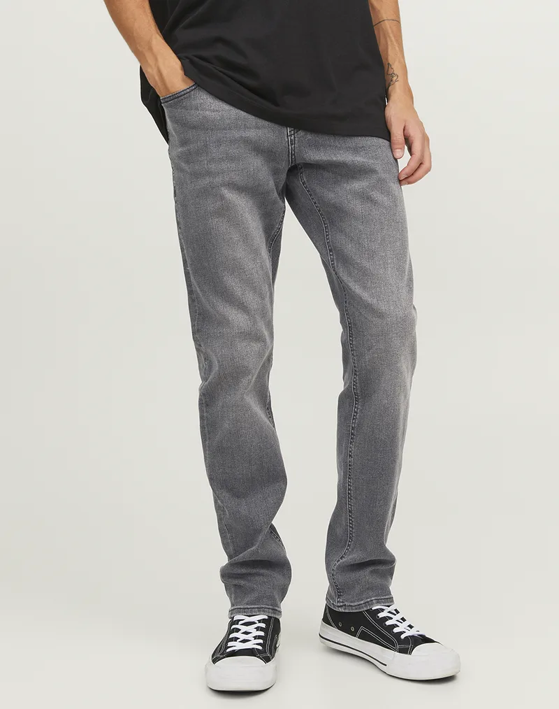 JACK&JONES JJIGLENN JJORIGINAL SQ 349 NOOS 12243599-Black Denim DenimGray
