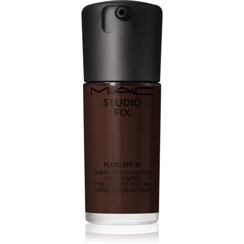 MAC Cosmetics Studio Fix Fluid SPF 15 24HR Matte Foundation + Oil Control ματ μεικ απ SPF 15 απόχρωση NW65 30 ml