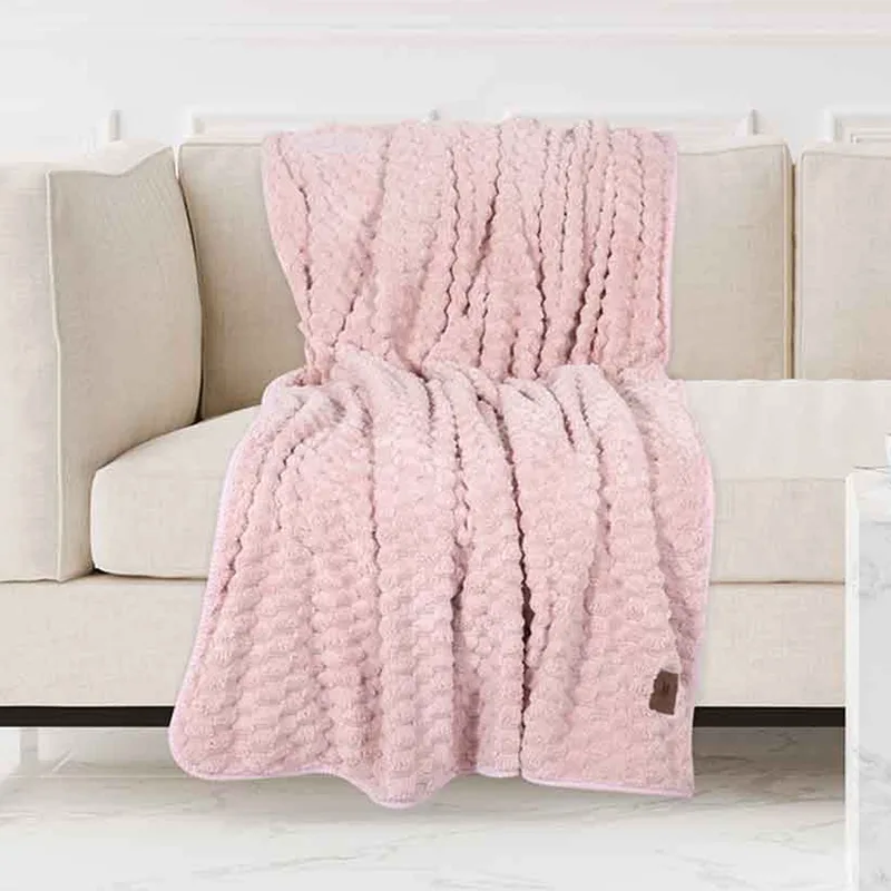 Κουβέρτα Καναπέ Fleece (130x170) Greenwich Polo Club Essential 8848 Ροζ
