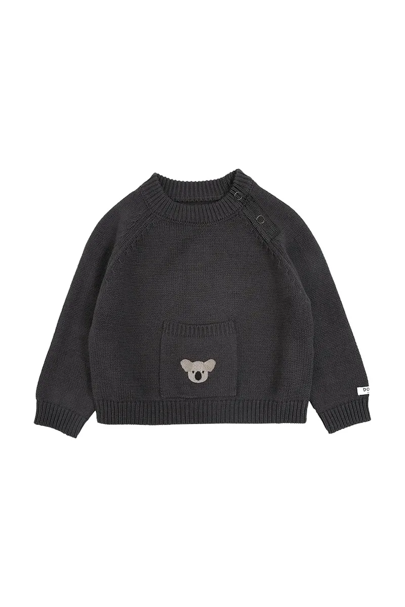 Βρεφικό βαμβακερό πουλόβερ Donsje Loeke Sweater Koala