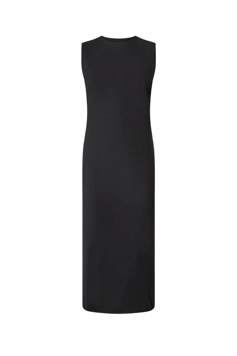 PINKO ΦΟΡΕΜΑ MIDI RANGE ROVER DRESS ΕΦΕ ΚΟΡΣΕ ΜΑΥΡΟ
