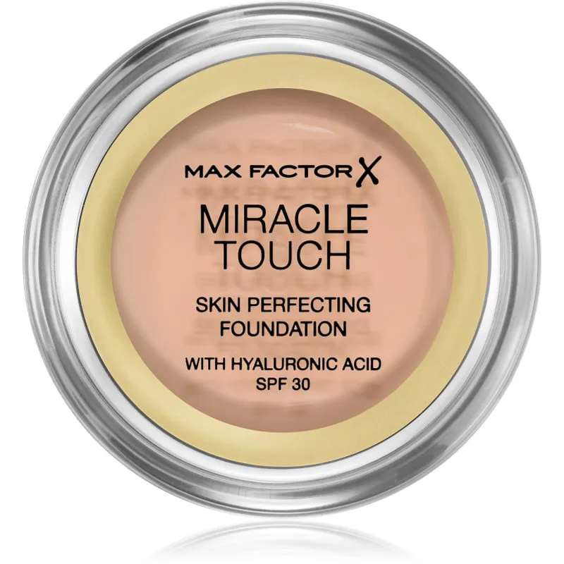 Max Factor Miracle Touch ενυδατικό κρεμώδες μεικ απ SPF 30 απόχρωση 055 Blushing Μπεζ 11,5 γρ