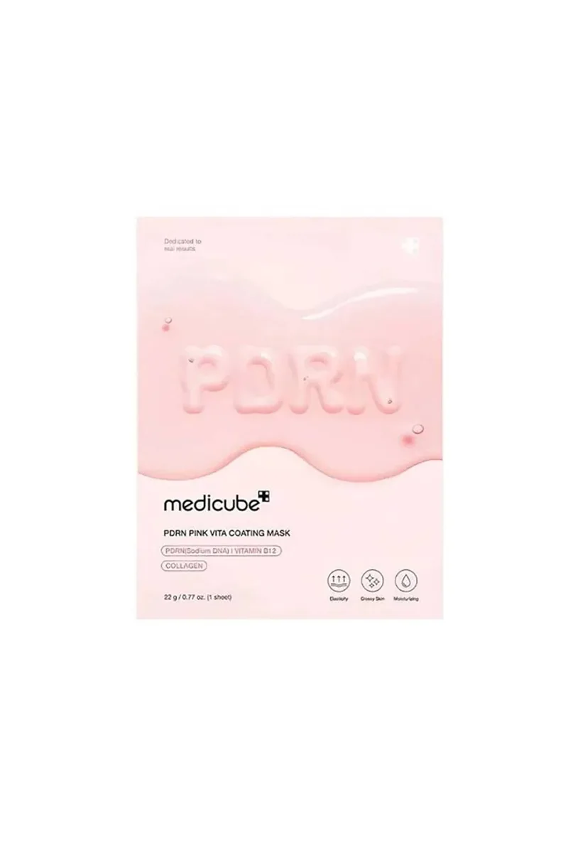 Medicube PDRN Ροζ Vita Coating Mask - Μάσκα Λάμψης 22 gr - 8800289461613