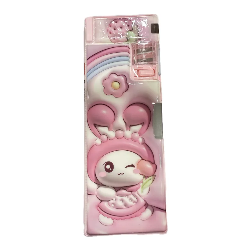 Κασετίνα Vintage με ξύστρα ανάγλυφη Όψη cool bunny My Melody