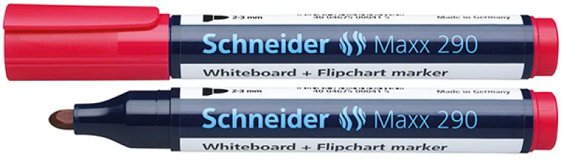 Μαρκαδόρος ασπροπίνακα Schneider Maxx 290 - Κόκκινο