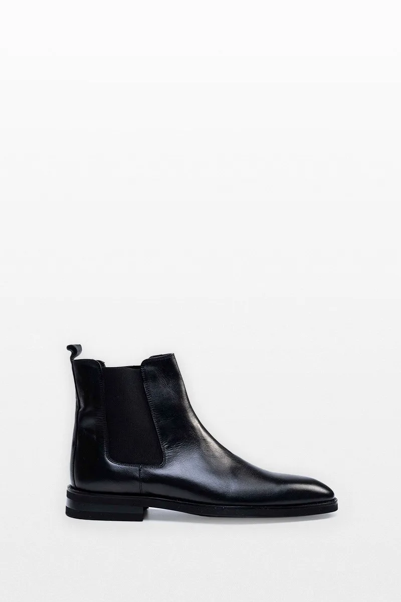 PHILIPPE LANG Ανδρικό Μαύρο Leather Chelsea Boots