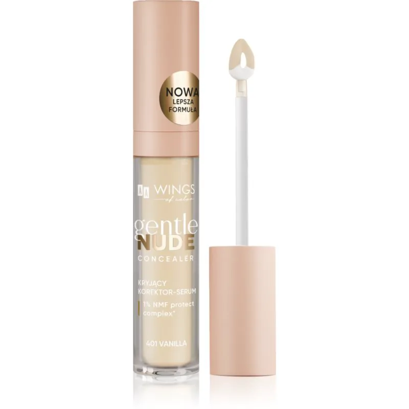 AA Wings of Color Gentle Nude Concealer υγρό κονσίλερ απόχρωση 401 Vanilla 6.2 γρ