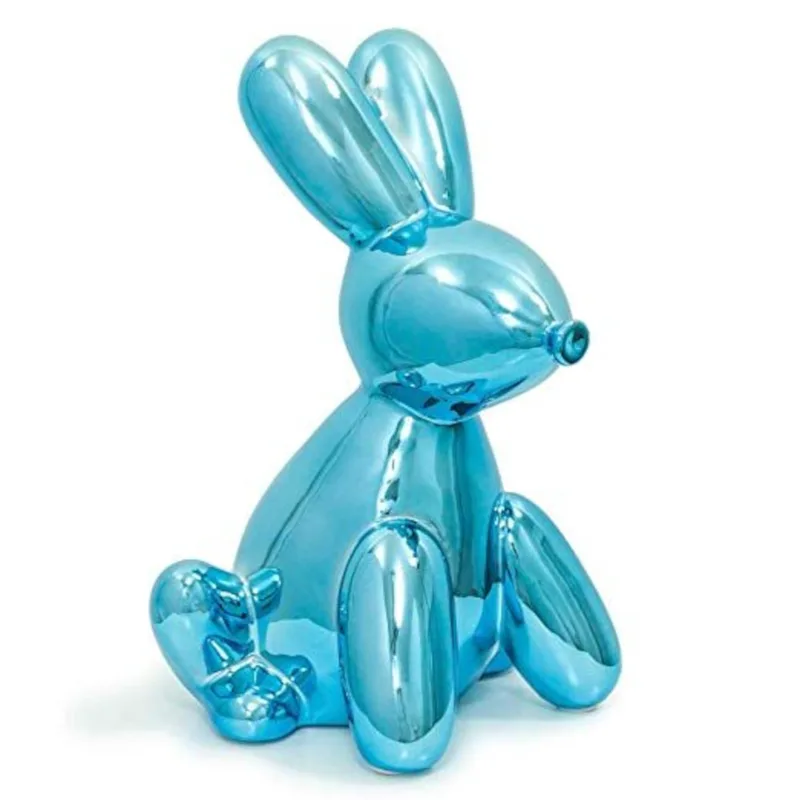 Κουμπαράς Κεραμικός Κουνελάκι Balloon Lucy Pomme Pidou M Γαλάζιο