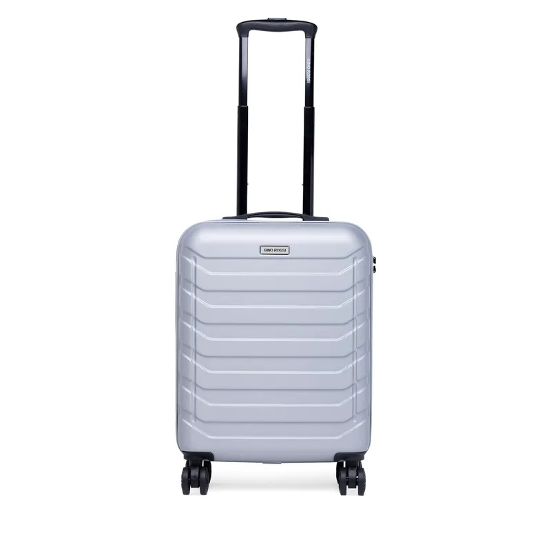 Βαλίτσα Καμπίνας GINO ROSSI CEO-GIN-S-003-05-SILVER3 Ασημί