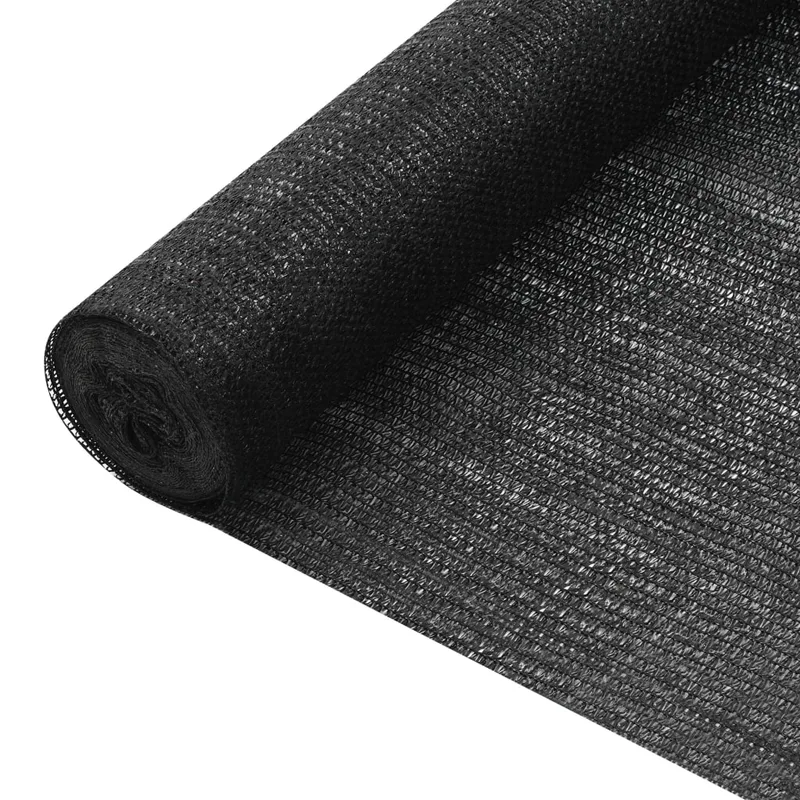 vidaXL Δίχτυ Σκίασης Μαύρο 1,8 x 10 μ. από HDPE 75 γρ./μ²