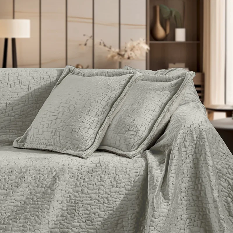 Κουβέρτα Καναπέ 130X170 + Μαξιλαροθήκη Guy Laroche Bolzano Khaki (130x170)
